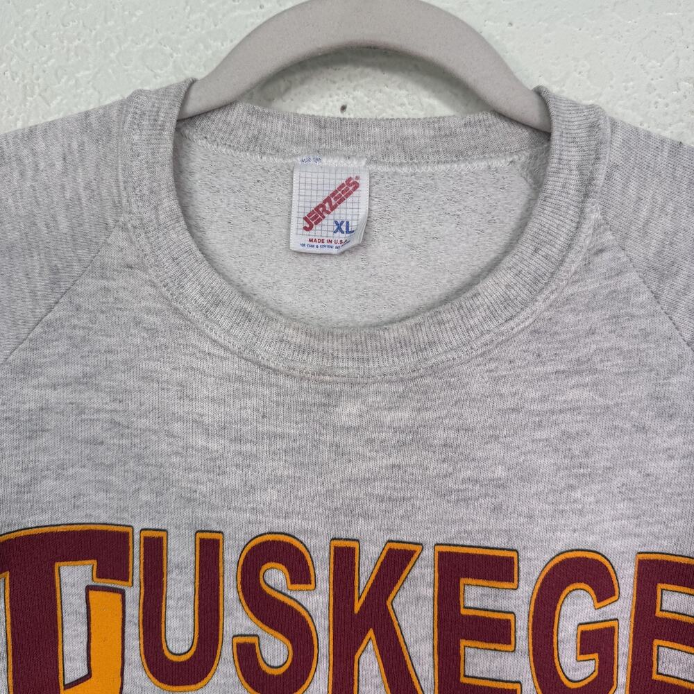 Vintage Tuskegee University Sweatshirt Mens XL Golden Tigers 90s Crewneck Vtg - Picture 6 of 15